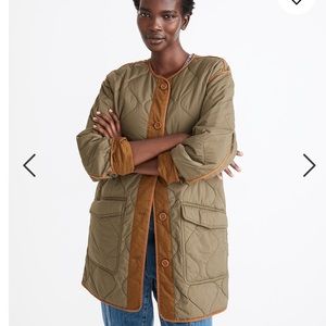 Madewell reversible quilted liner jacket